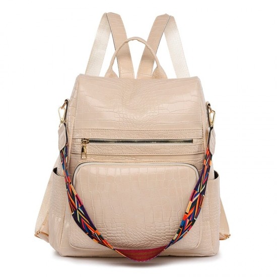 Faux Leather Laptop Backpack Women's Faux Leather Laptop Backpack Women's