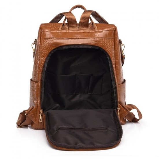 Backpack With Back Zipper Pocket Backpack With Back Zipper Pocket