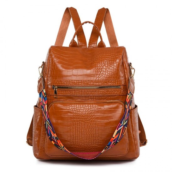 Faux Leather Laptop Backpack Women's Faux Leather Laptop Backpack Women's