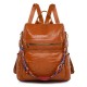 Faux Leather Laptop Backpack Women's Faux Leather Laptop Backpack Women's
