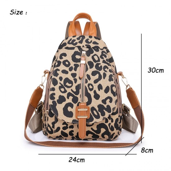 Leopard Backpack Purse Leopard Backpack Purse
