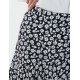Floral Print Asymmetric Midi Skirt Floral Print Asymmetric Midi Skirt