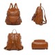Faux Leather Laptop Backpack Women's Faux Leather Laptop Backpack Women's