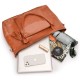 15 inch Brown Leather Tote 15 inch Brown Leather Tote