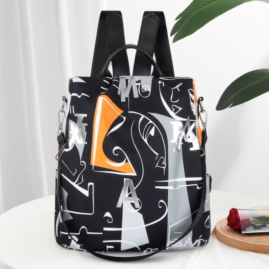 Backpack With Back Zipper Backpack With Back Zipper