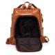 Faux Leather Laptop Backpack Women's Faux Leather Laptop Backpack Women's