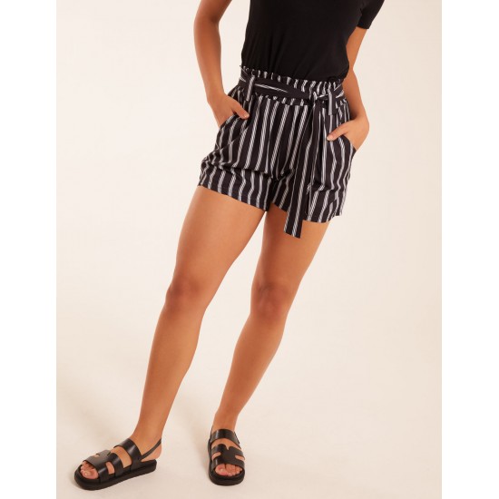 Stripe Belted Shorts Stripe Belted Shorts