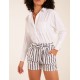 Stripe Belted Shorts Stripe Belted Shorts
