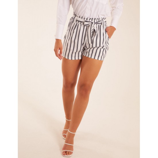 Stripe Belted Shorts Stripe Belted Shorts