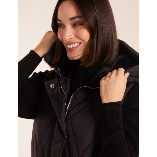 Diamond Detail Padded Gilet Diamond Detail Padded Gilet