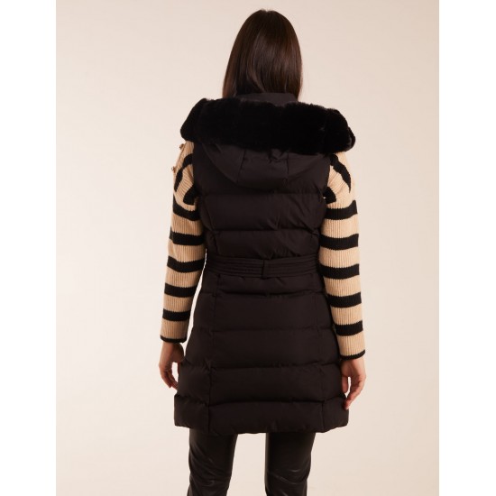 Faux Fur Detail Gilet Faux Fur Detail Gilet